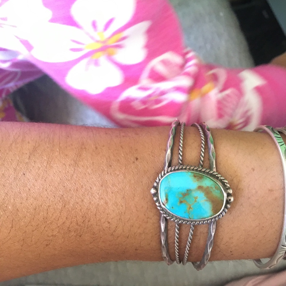 Turquoise Sterling Silver Cuff